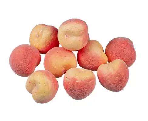 Декор фрукты персик 100 шт, 3 см, оранжевый